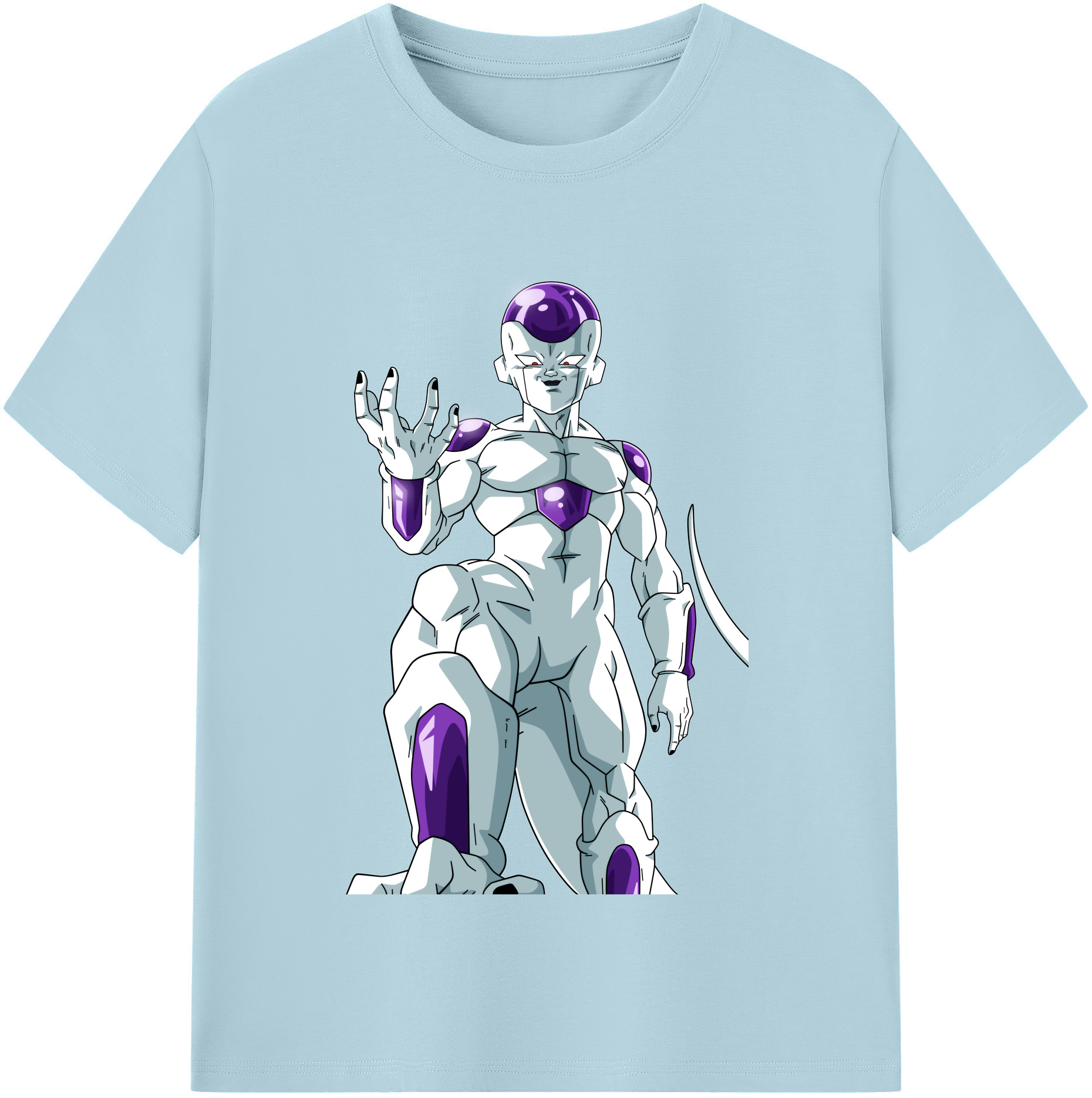 （画像用） ドラゴンボール フリーザ DRAGON BALL Frieza 綿100％半袖Tシャツ（フロントプリント）